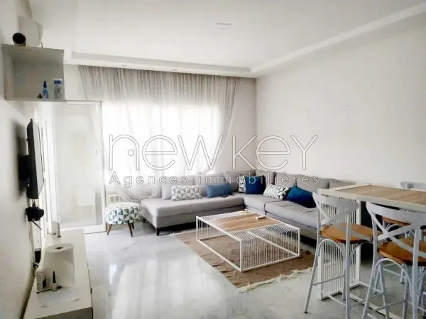 Un Appartement S+1 bien Meublé à Ain Zaghouan Nord