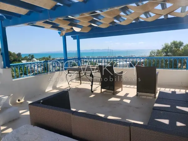 Un magnifique duplex S4 vue mer à sidi bousaid