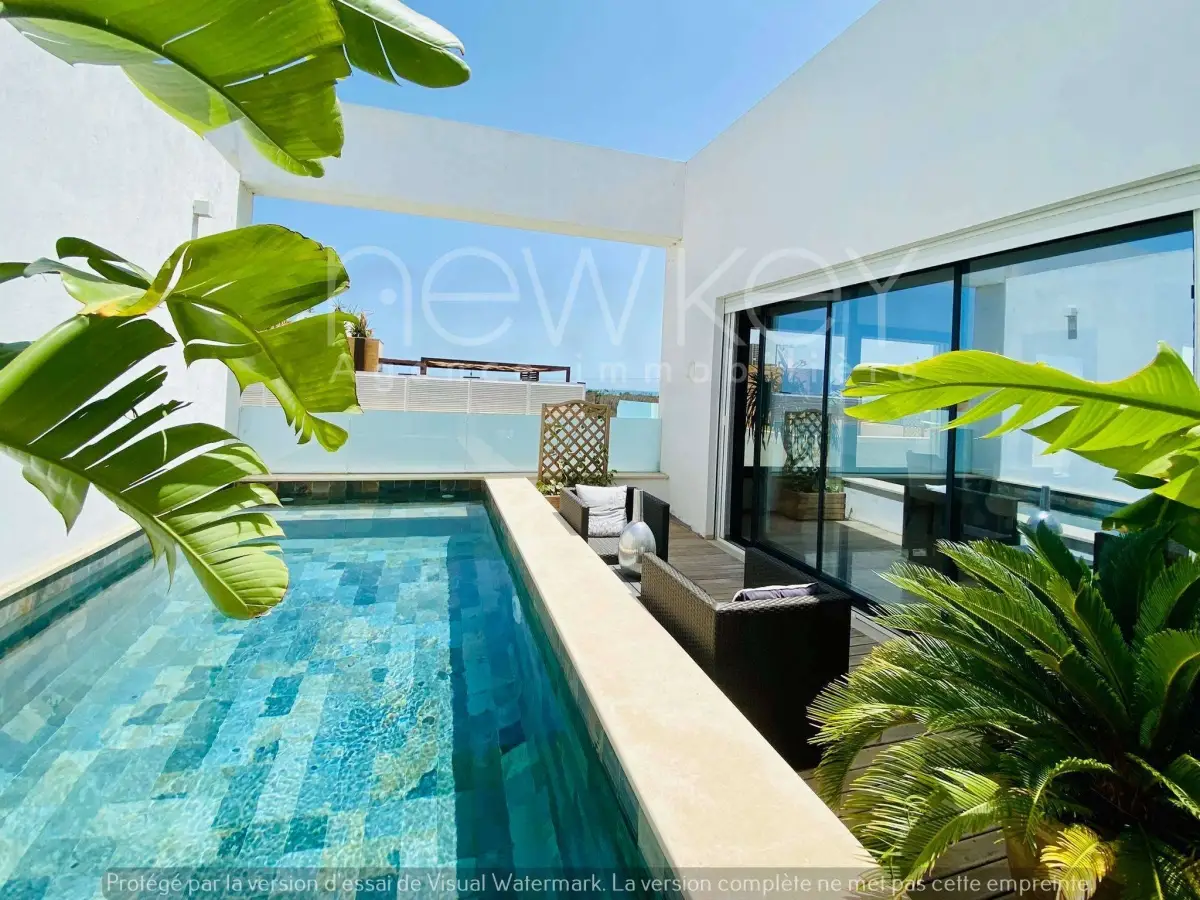 Magnifique penthouse à Gammarth