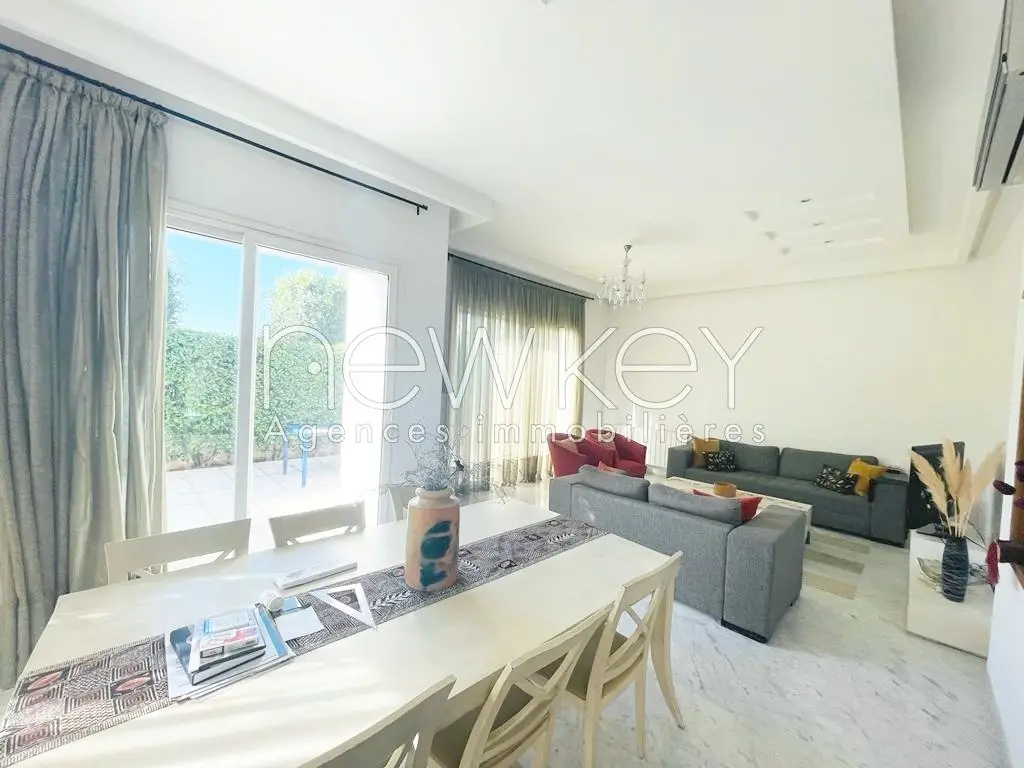 Duplex S5 avec jardin à La Soukra