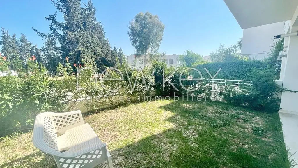 Appartement S1 avec jardin à louer à La Soukra