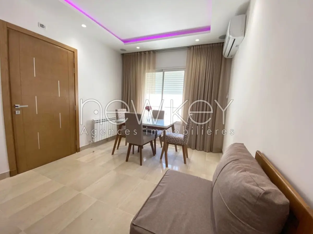 Appartement S+1 bien meublé à La Soukra