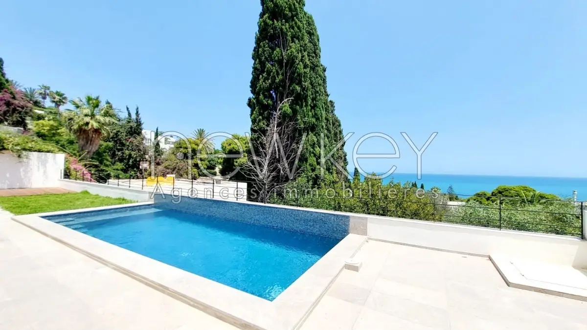 Magnifique Villa à Gammarth avec vue sur Mer