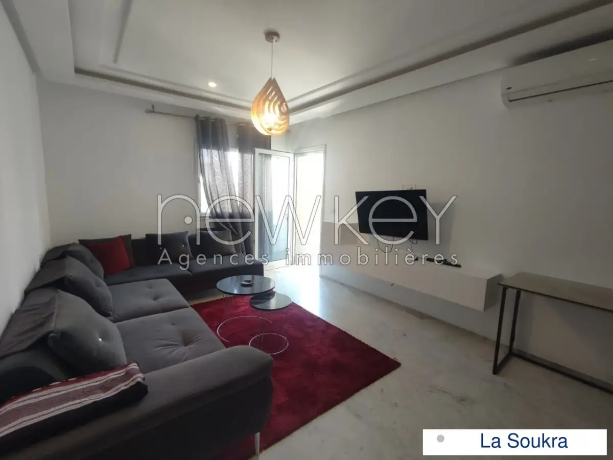 Un Appartement S+1 Meublé à La Soukra