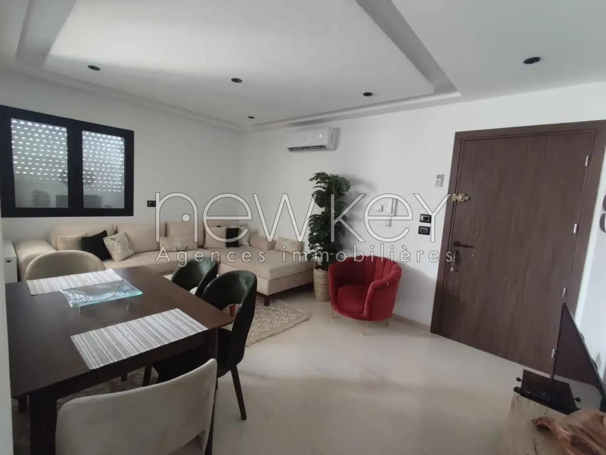 Un Appartement S+1 bien meublé à La Soukra