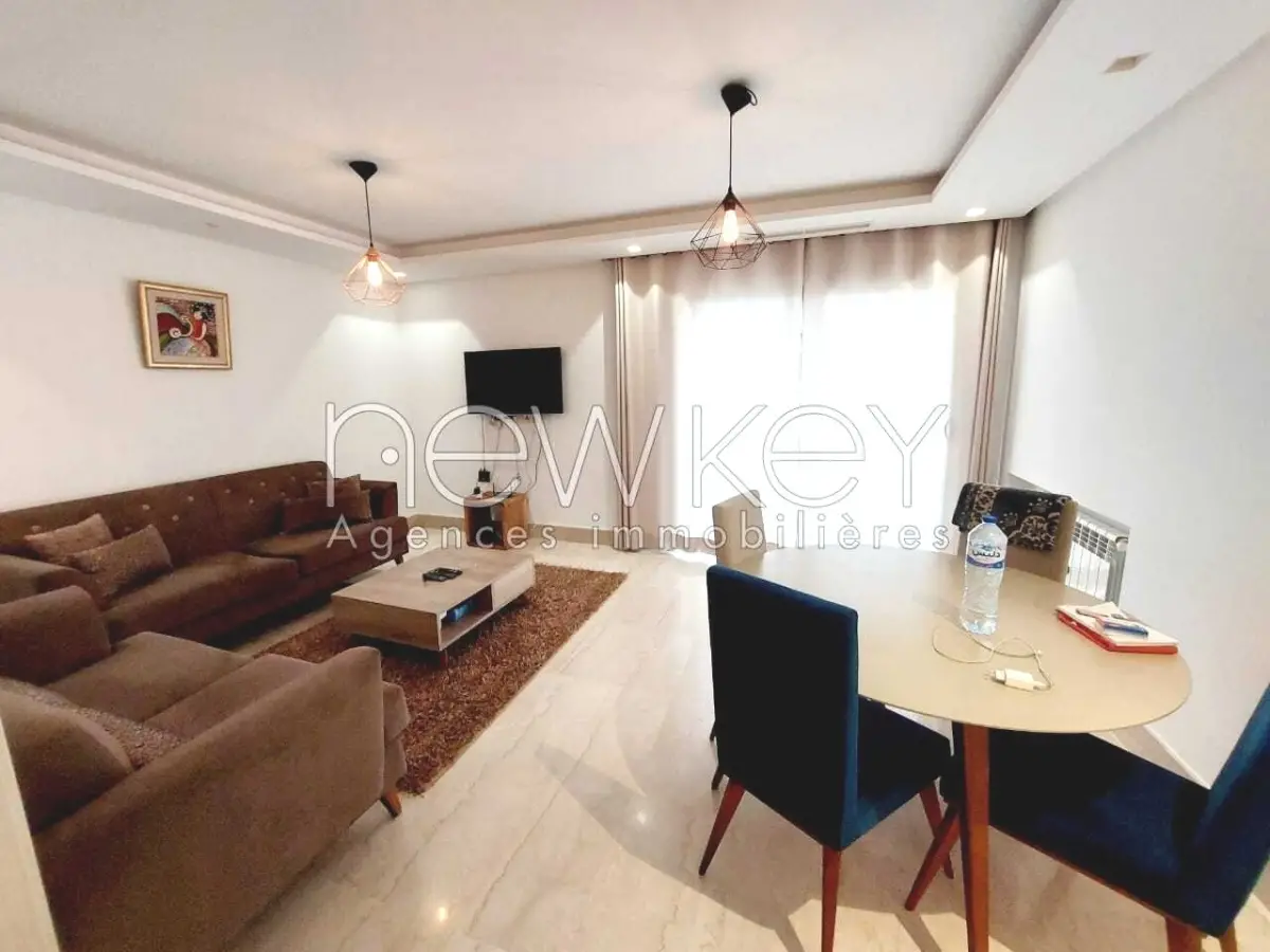 Appartement S+2 richement meublé