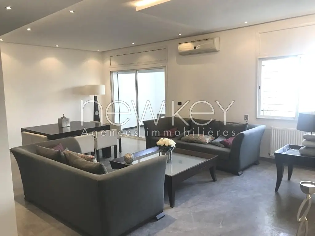 Coquet appartement S+2 meublé à la Marsa