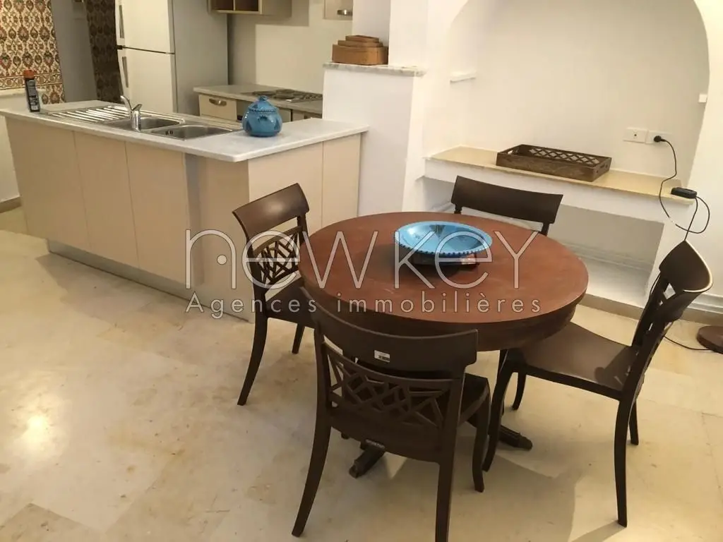 Bel appartement S+2 meublé à SidiBousaid