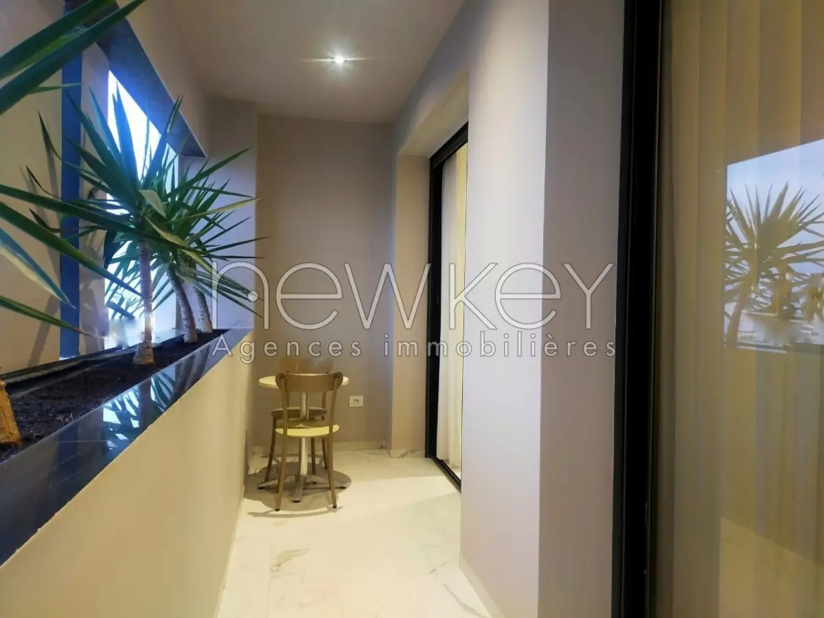 Luxueux Appartement S2 meublé à louer aux Jardins de Carthage