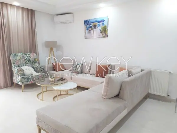 Appartement S2 bien meublé aux Jardins de L'Aouina