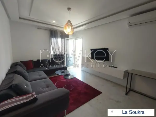 Un Appartement S+1 Meublé à La Soukra