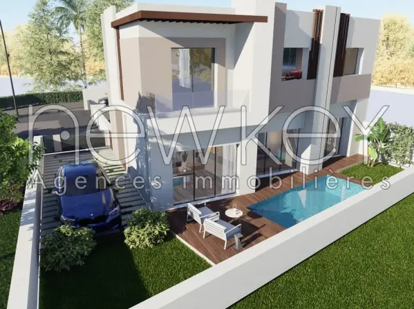 Une Villa Neuve en cours de finition à La Soukra