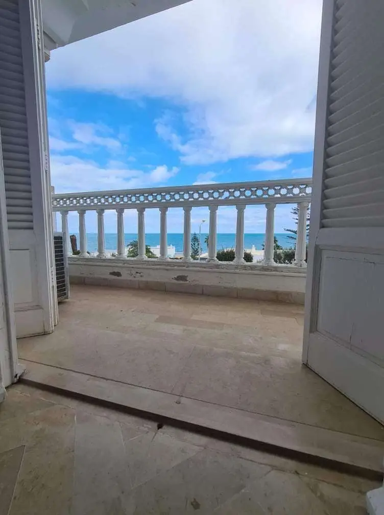 Location villa vue mer à la Marsa