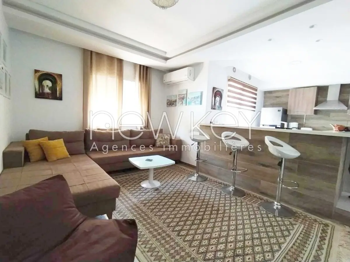 Bel Appartement S+1 Meublé à vendre à L'Aouina