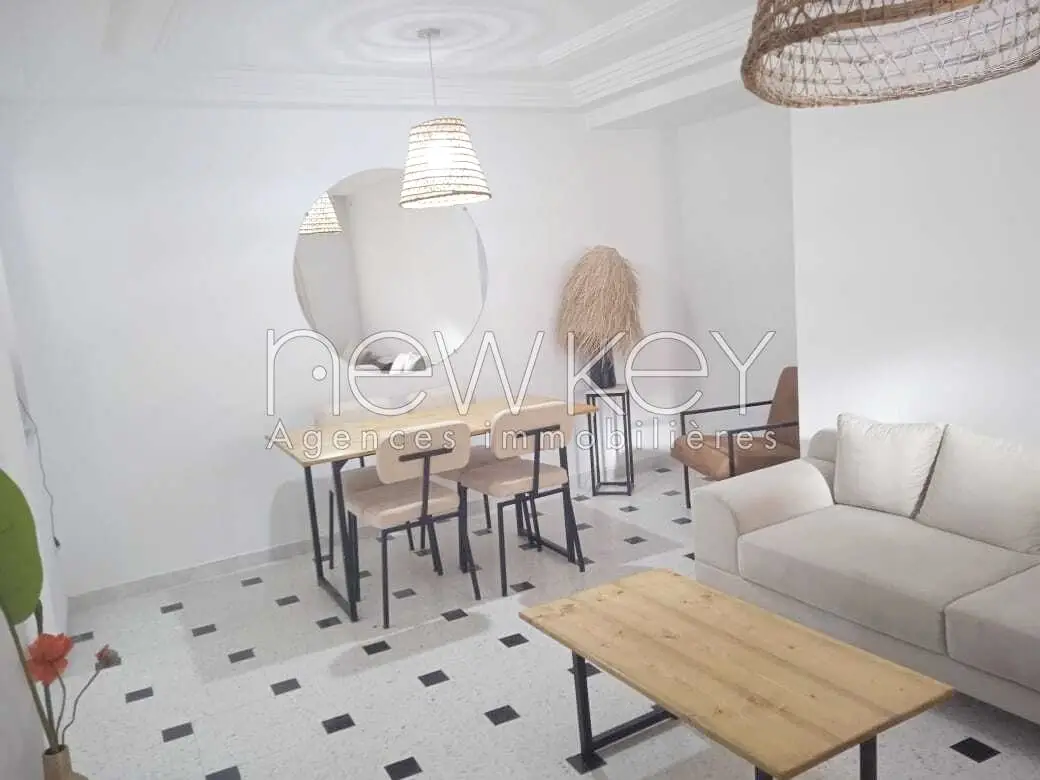 Un Appartement S+1 Meublé à louer à Ain Zaghouan Nord