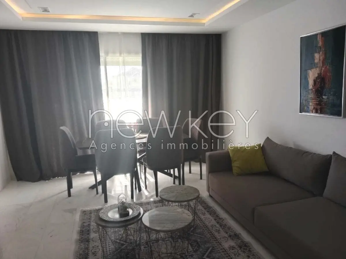 Un Appartement S+2 Meublé à Ain Zaghouan Nord