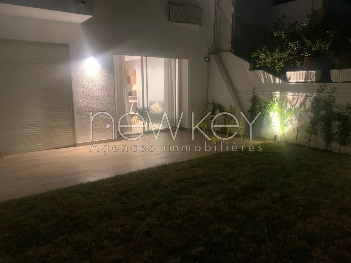 Bel appartement S+1 meublé à Gammarth