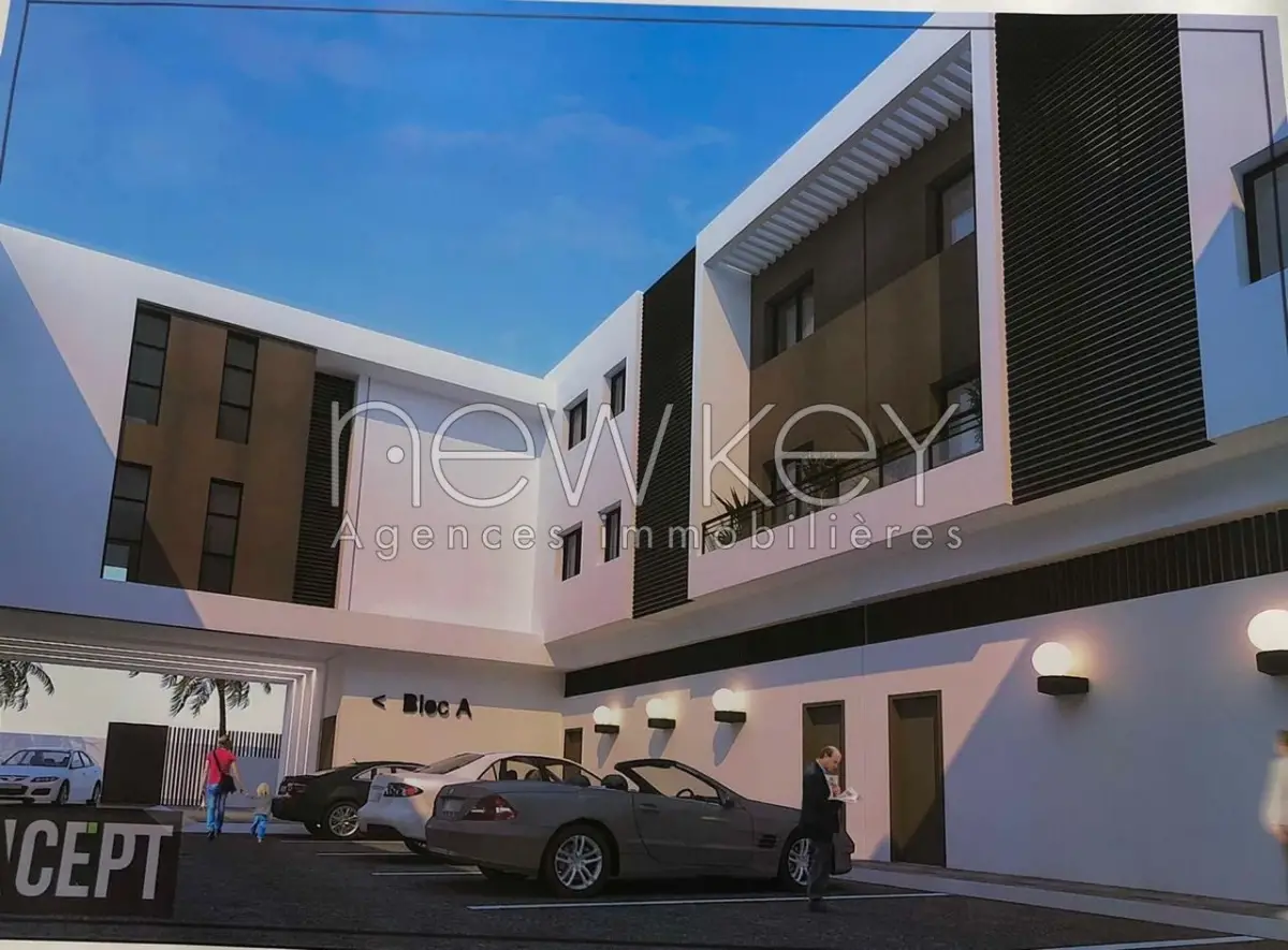 Un Appartement S+2 sur plan à La Soukra