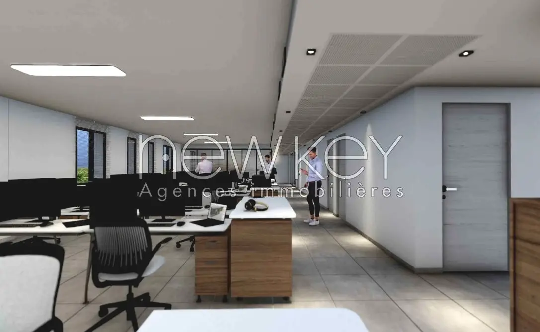 Open-space neuf de 297m² à louer