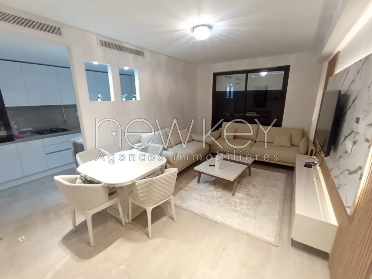 Un Appartement S+2 Haut  Standing Meublé à Ain Zaghouan Nord