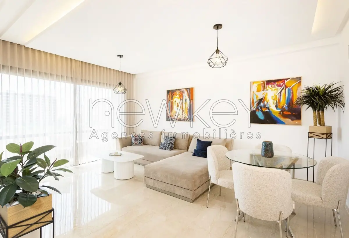 Appartement S2 meublé à louer aux Jardins de Carthage