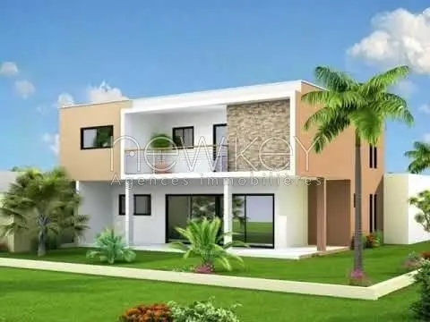 Une Villa S+4 en cours de finition à Louer à La Soukra