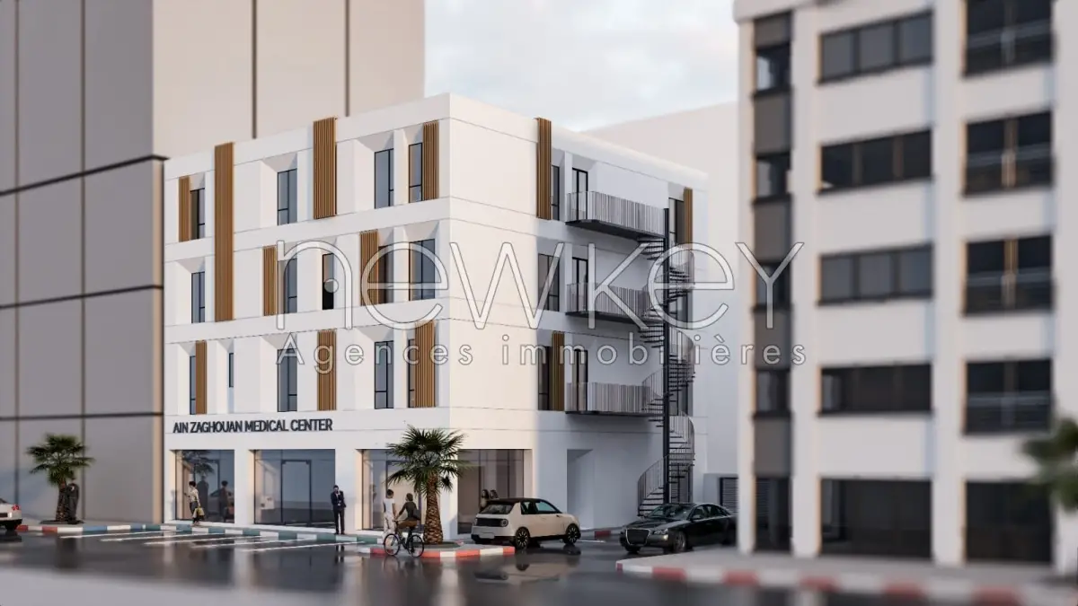 Des Bureaux à vendre sur une artère principale à Ain Zaghouan