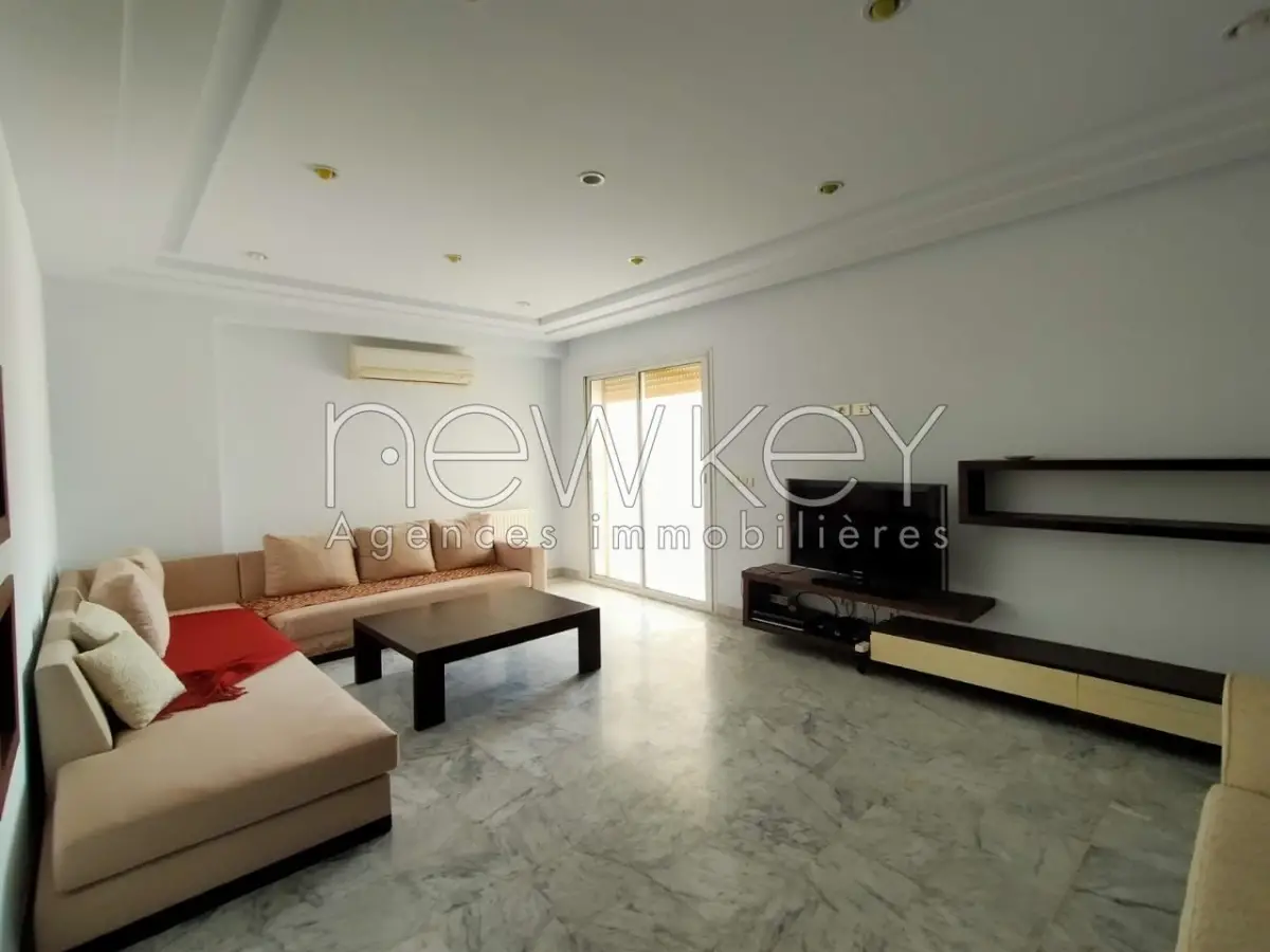 Appartement S2 Meublé à louer aux Jardins de Carthage