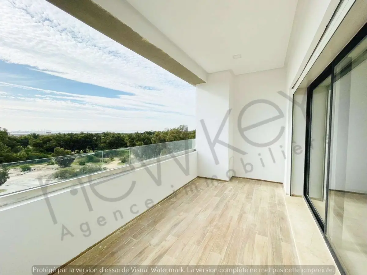 Appartement S3 avec vue dégagée à vendre aux Jardins de Carthage