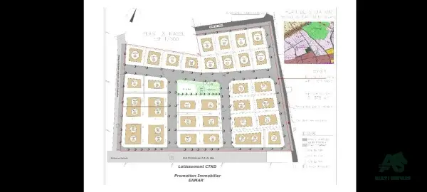 Terrain pour villa à la Soukra