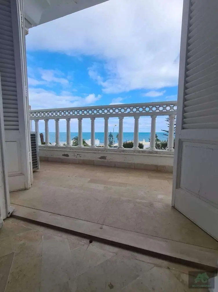 Location villa vue mer à la Marsa