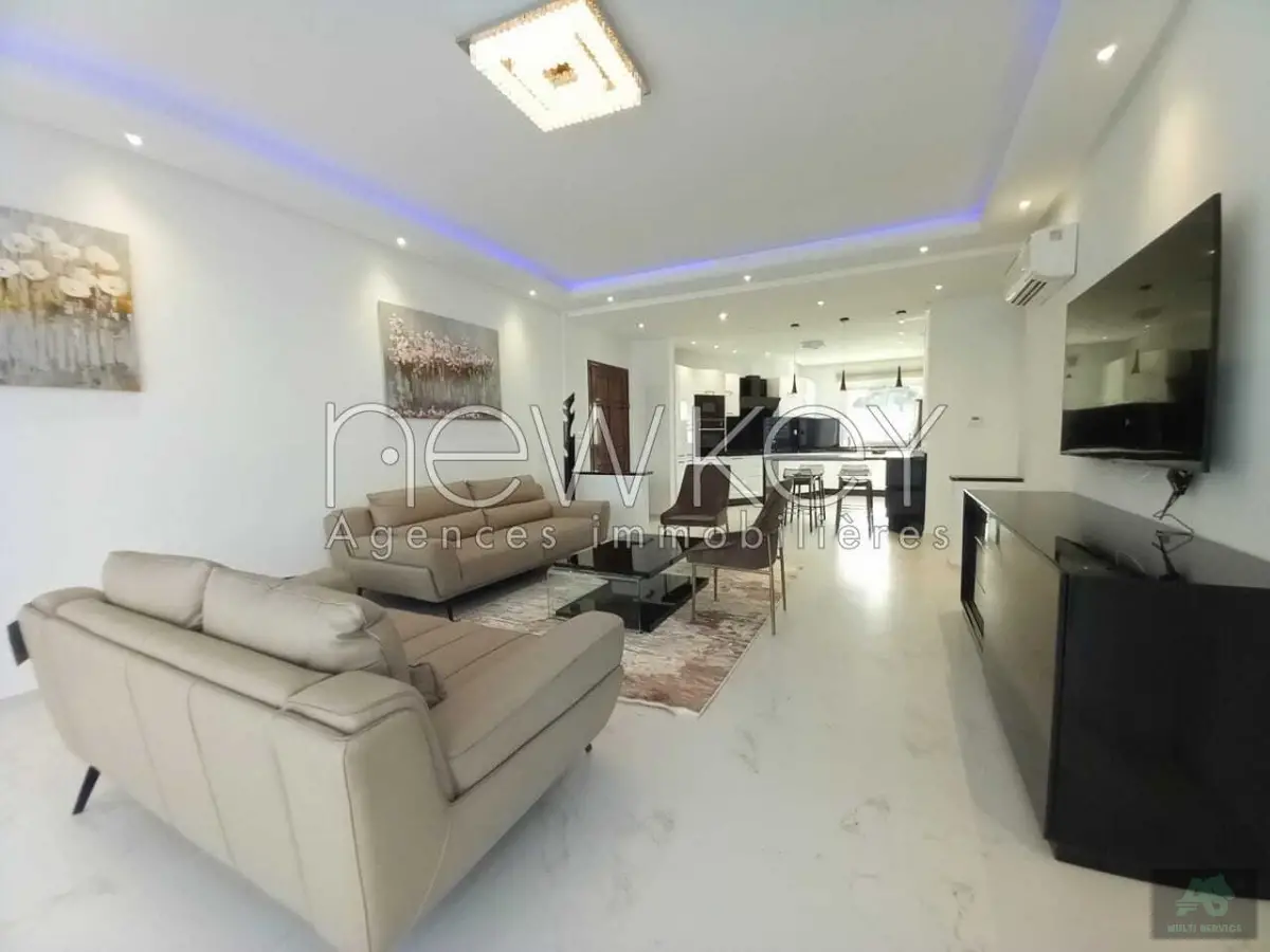 Appartement s+2 meublé vue sur mer