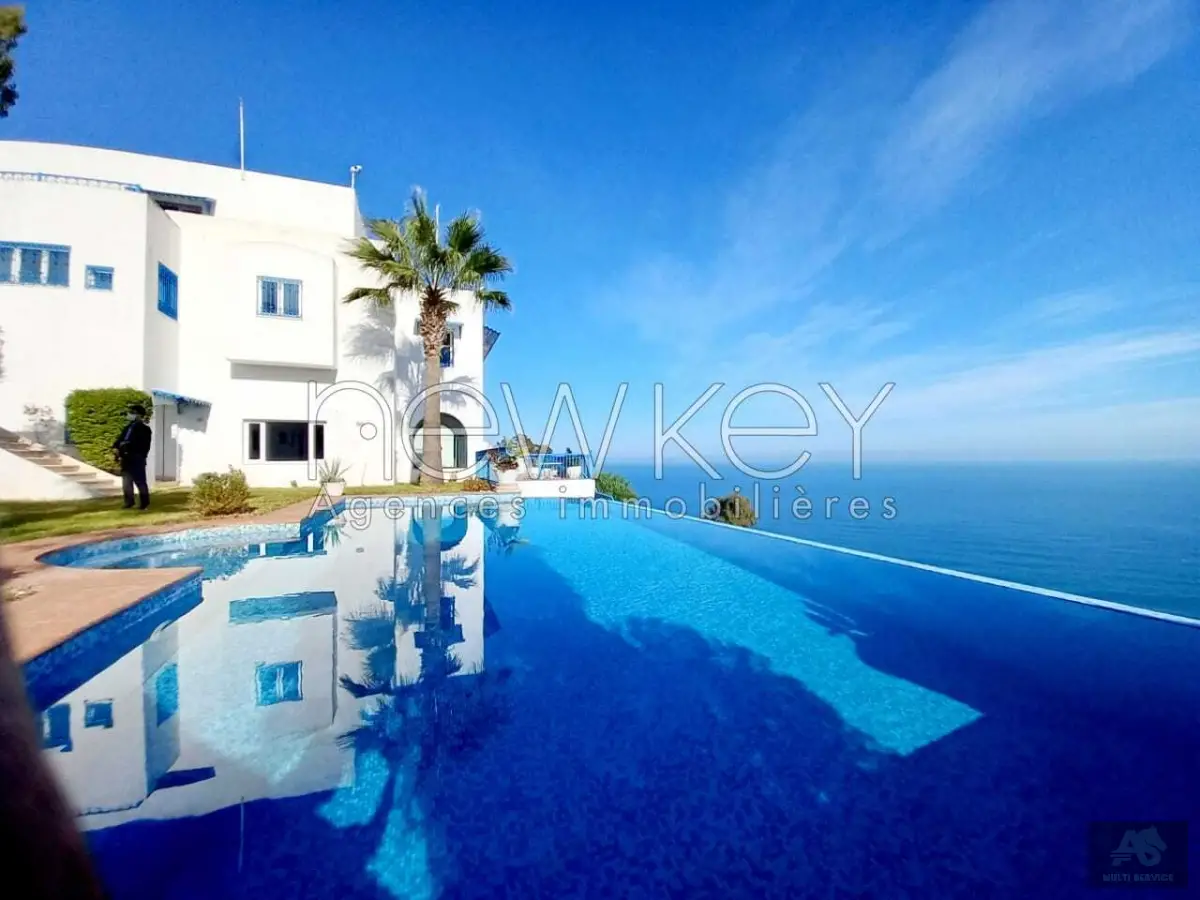 villa de maitre vue sur mer à sidi bousaid
