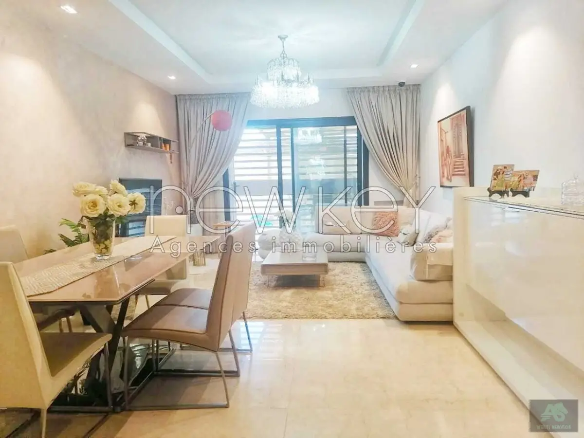 Appartement S3 avec piscine à louer à La Soukra