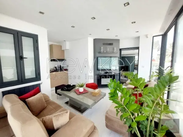 Loft S2 meublé avec vue mer