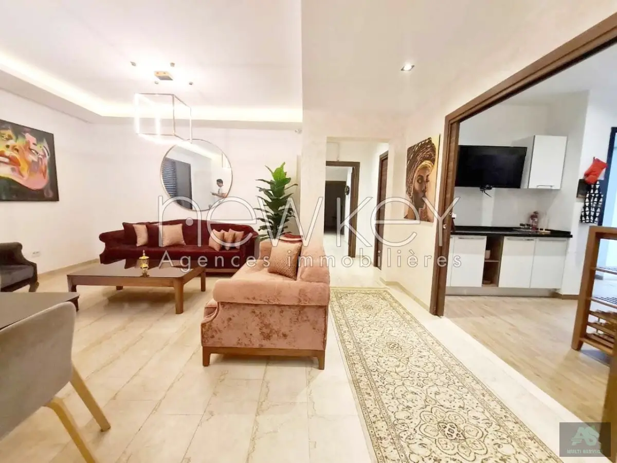 Appartement S4 avec jardin à La Nouvelle Soukra