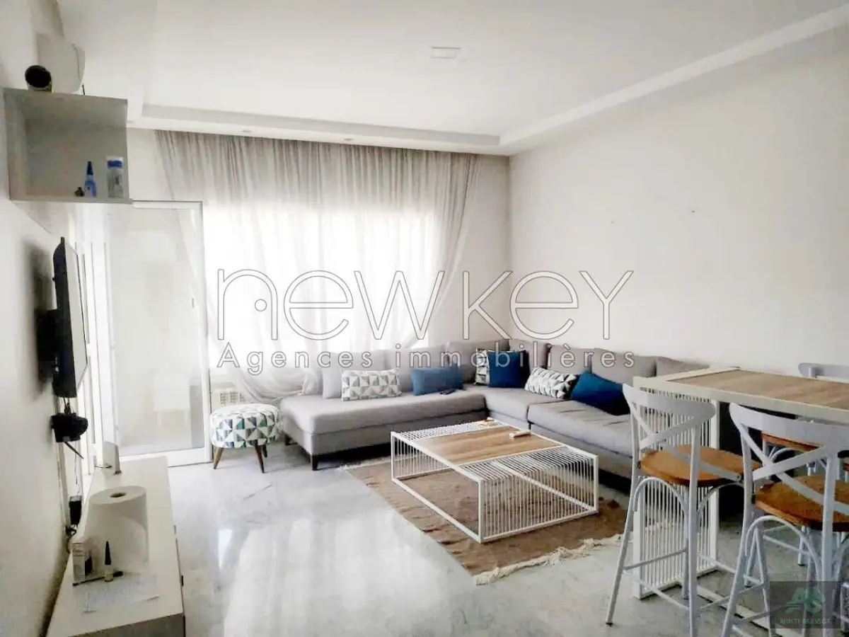 Un Appartement S+1 bien Meublé à Ain Zaghouan Nord