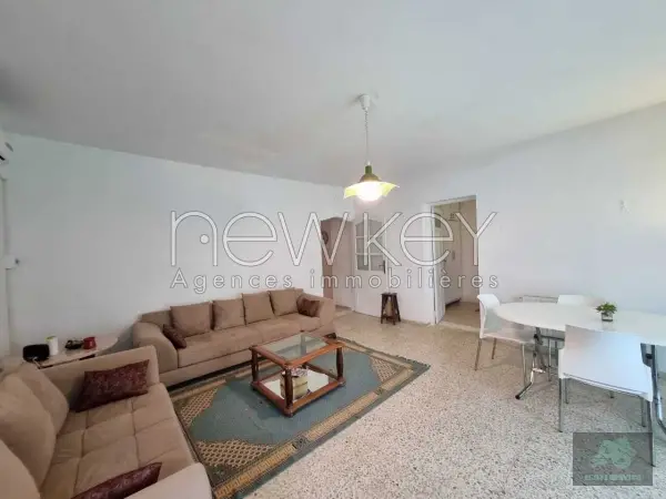 Etage de villa meublé s+3 vue mer