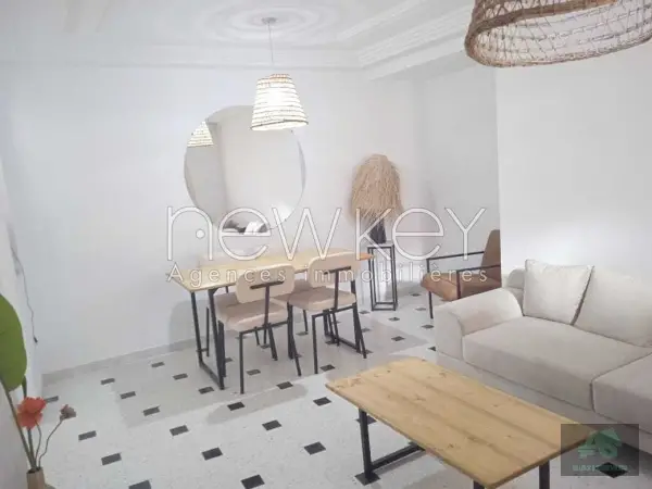 Un Appartement S+1 Meublé à louer à Ain Zaghouan Nord