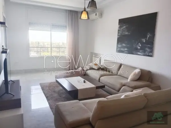 Un Appartement S+1 Meublé à louer à La Soukra