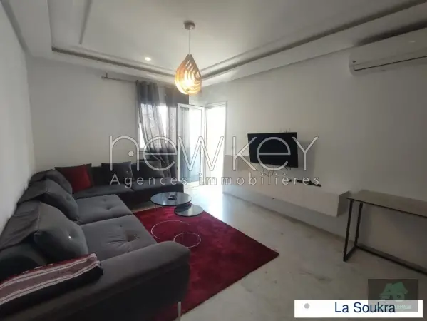 Un Appartement S+1 Meublé à La Soukra