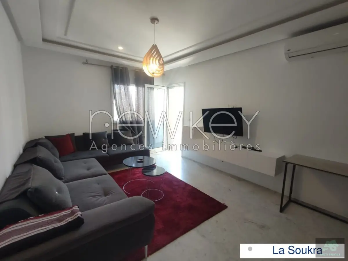 Un Appartement S+1 Meublé à La Soukra