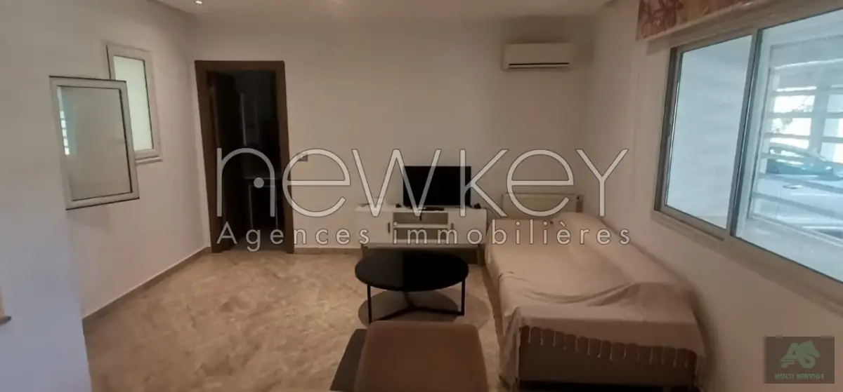 Un Appartement S+1 Meublé à louer à La Soukra