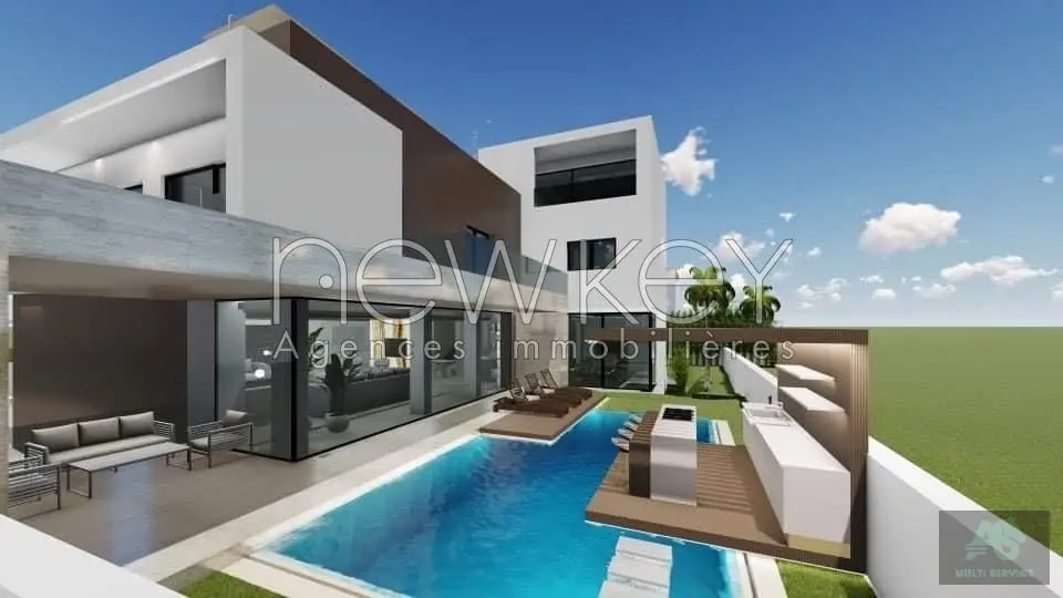 Une Somptueuse villa à vendre à La Soukra