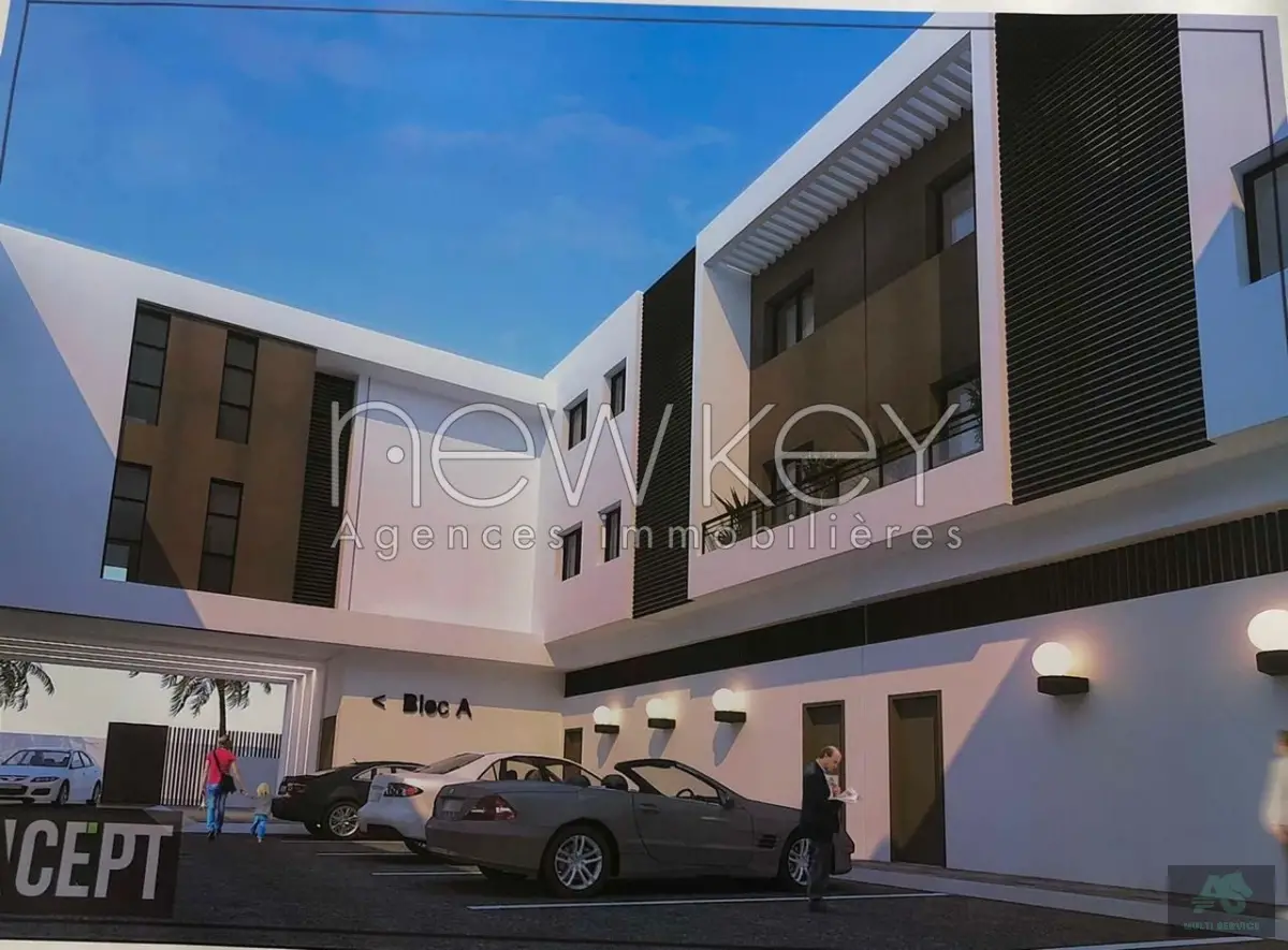 Un Appartement S+2 sur plan à La Soukra