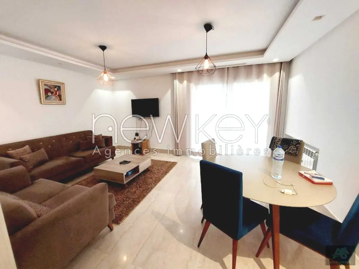 Appartement S+2 richement meublé