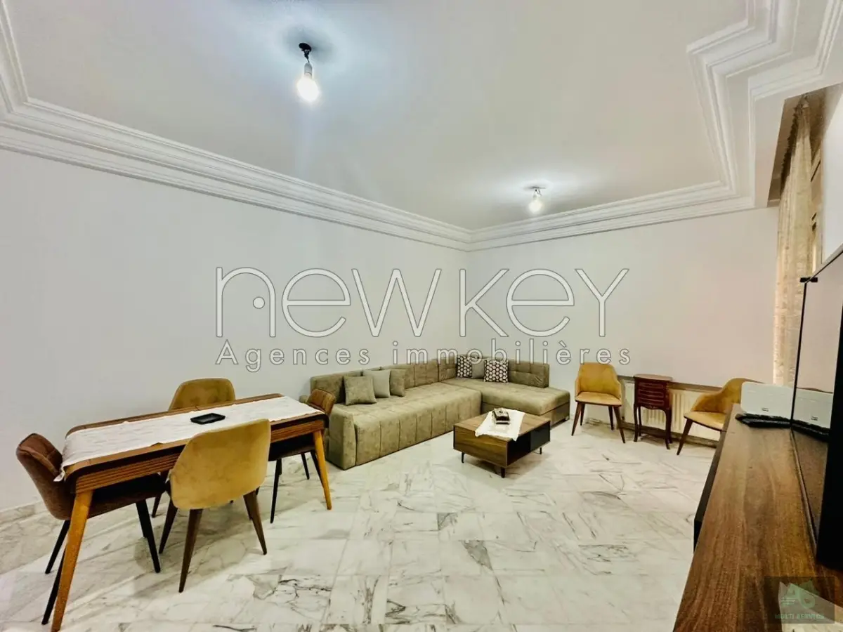 Un Appartement S+2 Meublé à louer à Ain Zaghouan Nord