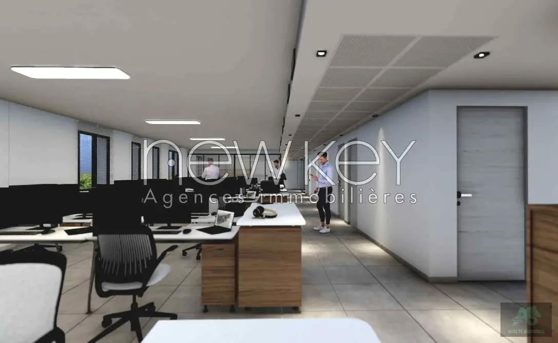 Open-space neuf de 297m² à louer
