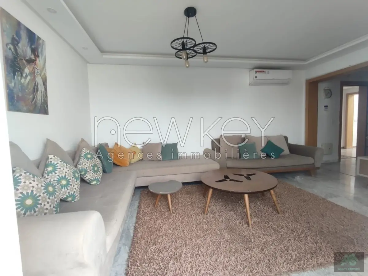 Un Appartement S+2 à louer à La Soukra