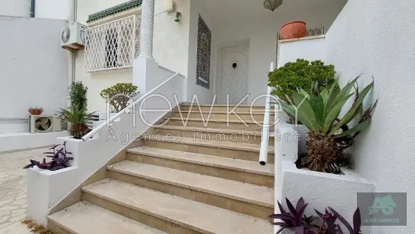 Un rez-de-chaussée de villa à la Marsa